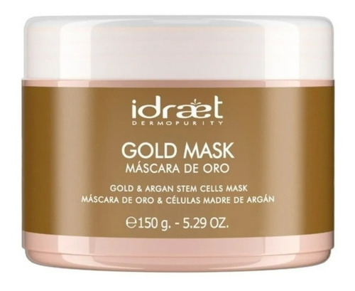 Idraet Gold Mask Mascara De Oro Y Celulas Madre Efecto Shock