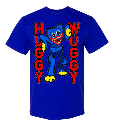  Camiseta  Remera Algodón Huggy Wuggy Poppy En Dos Diseños 