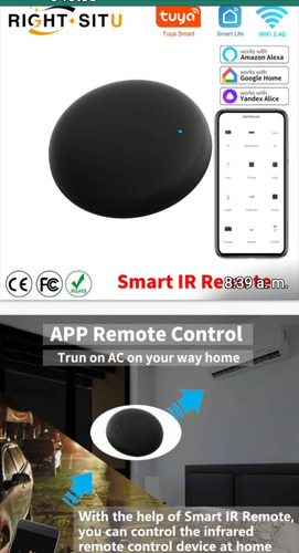Controlador Infrarrojo De Controles Wifi  Compatible Con App