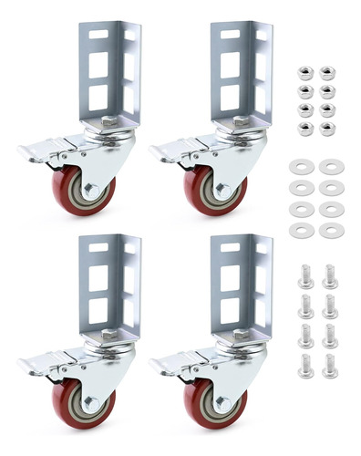 Ruedas Estante De Almacenamiento, 4 Piezas, 3  De Alta ...