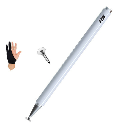 HS Caneta Touch Luva Stylus Pen Universal Capacitiva Digital Pencil com Ponta Fina