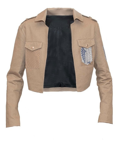 Chaqueta Attack On Titan Mujer Gabardina Anime, Cosplay 