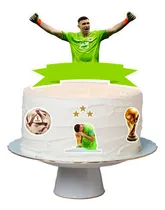 Comprar Topper Para Torta Emiliano Dibu Martínez Imprimible Editable