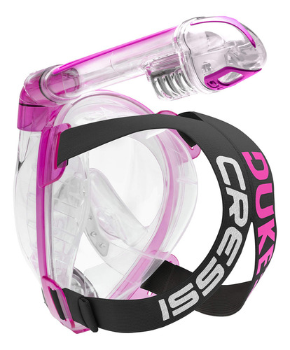 Cressi Duke Dry, Transparente/translúcido Rosa, S/m