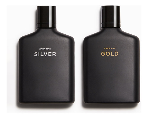 2 perfumes importados Zara Gold 100ml + Zara Silver 100ml