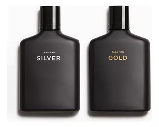 2 Perfumes Importados Zara Gold 100ml + Zara Silver 100ml