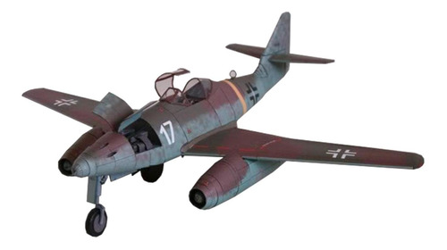 1:33 Escala Me-262 Aviones Alemanes Modelo De Papel 3d Diy