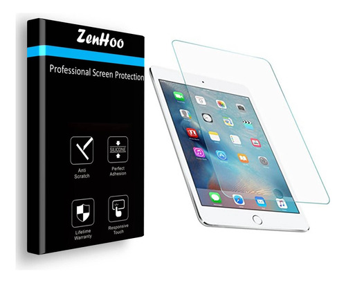 Zenhoo - Protector De Pantalla De Cristal Templado Para iPad