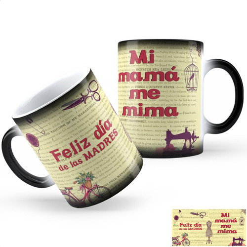 Taza Mágica Dia De La Madre Bw Calidad