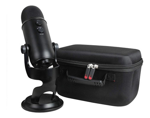 Estuche De Viaje Hermitshell Para Microfono Blue Yeti Pro