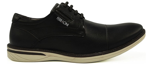 Sapato Ferracini Monterrey Masculino Couro Preto 3622-641g