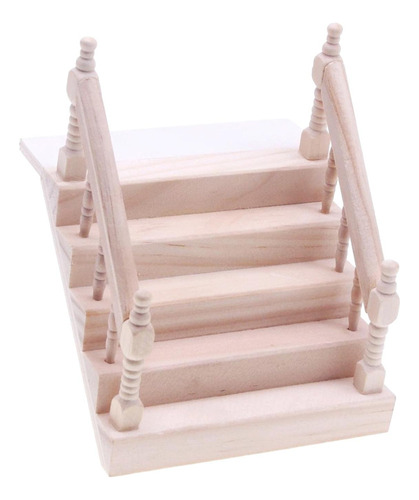 Barandilla De Casa De Muñecas, Escalera Artesanal Compacta