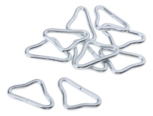 10x Anillos Triangulares Hebilla Anillos En Correas