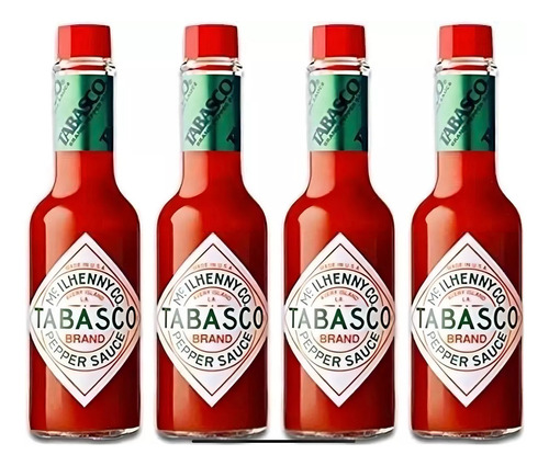 Salsa Tabasco En Botella 60 ml Pack 4pz