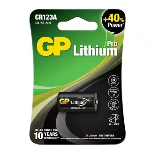 Pila Cr-123a Batería Lithium 3v Gp