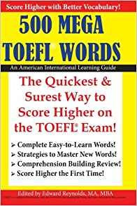 500 Mega Toefl Words 500 Words You Must Know For The Toefl (