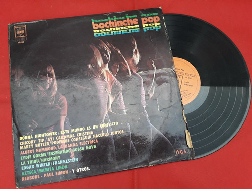 Boliche Pop Vinilo Lp Usado Donna Hightower Azteca No Envío