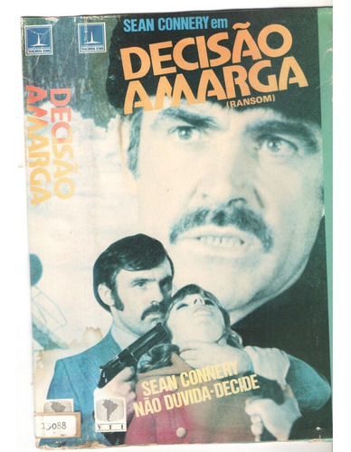 Vhs Decisao Amarga - Sean Connery - Original -