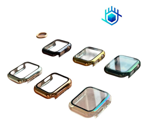 Imagen 10 de 10 de Funda Premium Con Mica Para Apple Watch Protector Case Mujer