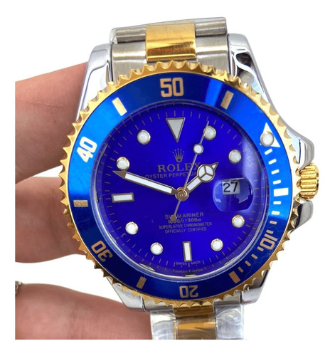 Relógio Rolex Submariner Misto Com Azul (Recondicionado)