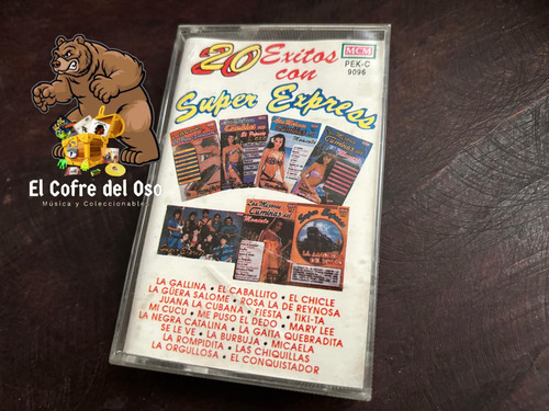 Cassette 20 Éxitos Super Express Compilatorio Varios 1992 (Usado)
