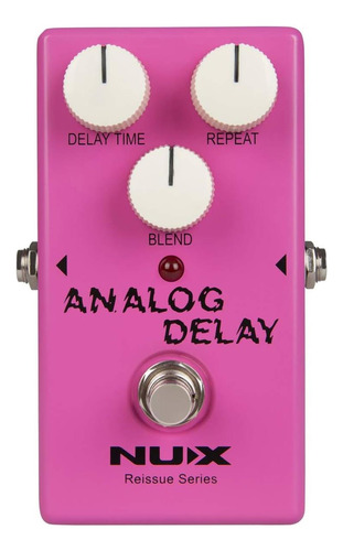 Nux Analog Delay Guitar Effect Pedal 100% Circuito Analógico
