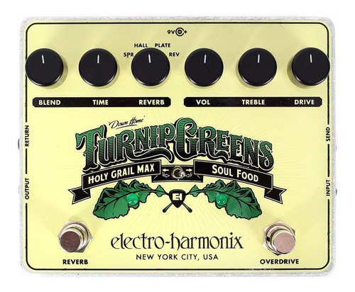 Pedal Electro Harmonix Turnip Greens Soul Food Y Holy Grail