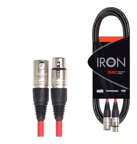 Cable Microfono Kwc Iron 242 Canon/canon Std 6 Mts Oferta!!!