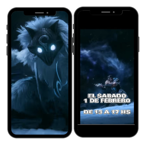 League Of Legends Video Invitacion Personalizada Negro