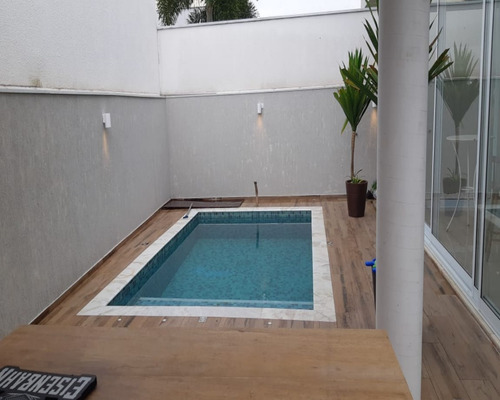 Imagem 10 de 14 de Casa 300m² Com Piscina 4 Suítes Condomínio Ibiti Reserva Sorocaba - Ca00884 - 69678524