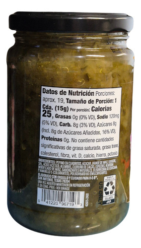 Heb Pickle Me Relish Pepinillos Picados Dulce