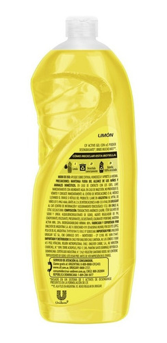 Cif Active Gel Detergente Lavavajilla Limón 300ml