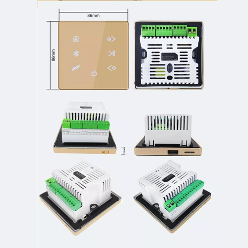 Amplificador Bluetooth Som Ambiente 4 Canais