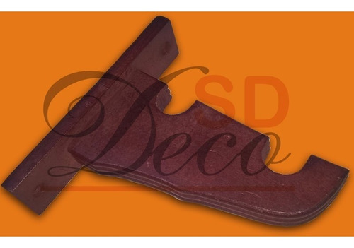 Imagen 3 de 5 de Barral De Madera Soporte Doble De 22 Mm - Sd Deco