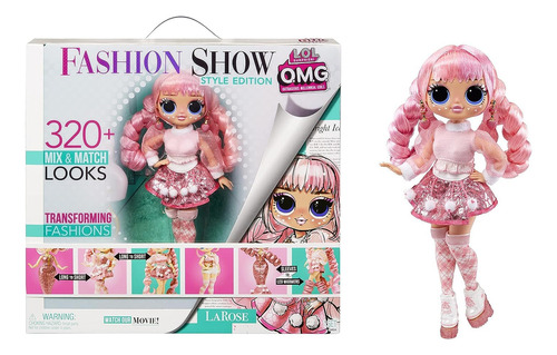 L.o.l. Surprise Omg Larose Muñeca Moda 10 Con 320 Trajes Rev