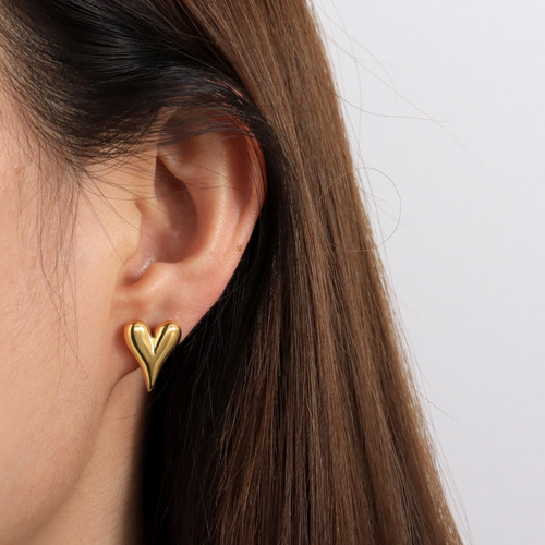 Pendientes Para Mujer Con Forma De Corazón Linda