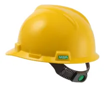 Comprar Capacete Msa V Gard  Amarelo Carneira Push Key Com Jugular
