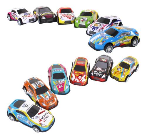 Mini Vehículos De Carreras, Juguete Retráctiles, Coche De Ho