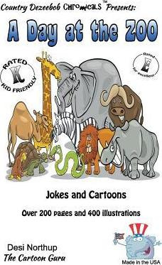 Libro A Day At The Zoo - Jokes And Cartoons In Black And ...