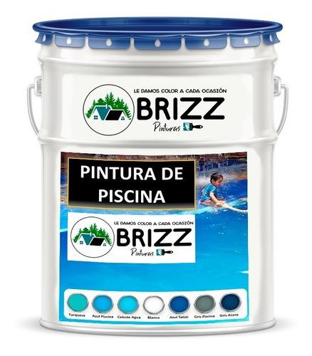 Pintura para piscina Brizz PISCINA azul tahiti
