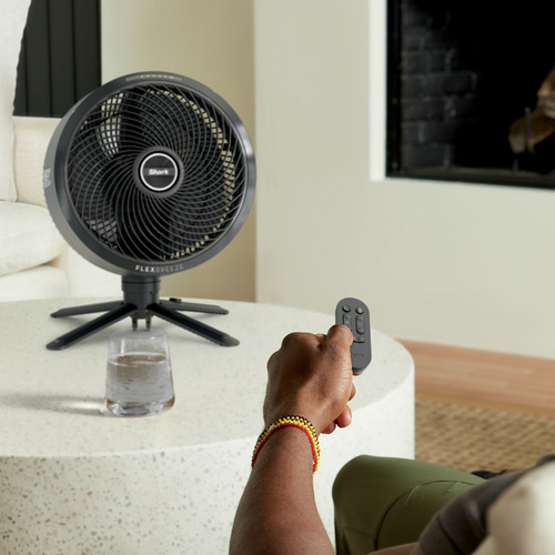 Ventilador Flexbreeze Inalámbrico Y Cable - Shark - Fa200laa Na Negro Negro Plástico 3