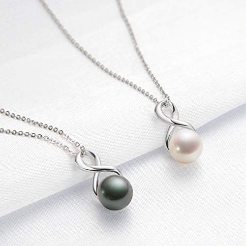 Collar De Perlas Negras De Tahití Para Mujer, Chapado En Oro