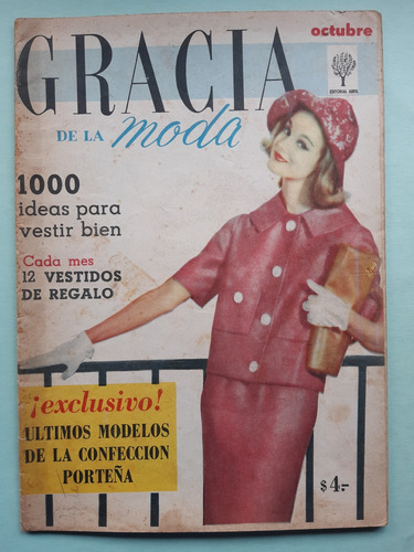 Revista Gracia De La Moda N° 1 / Año 1958 / Editorial Abril