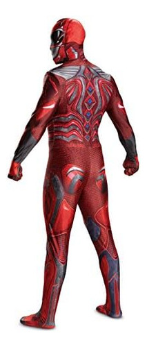 Disguise Body De Película Ranger Rojo Para Hombre, Xl
