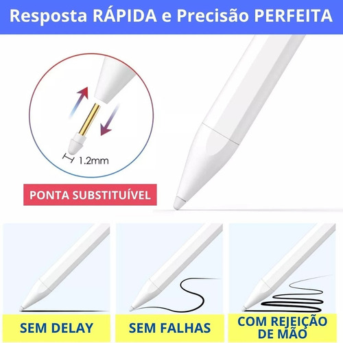 Lápiz Capacitivo Con Rechazo De Palma Para iPad 9 Generación