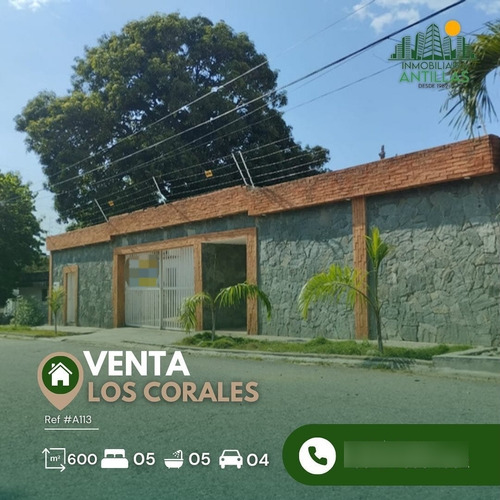 Antillas Vende Quinta En Los Corales De 2 Pisos A113