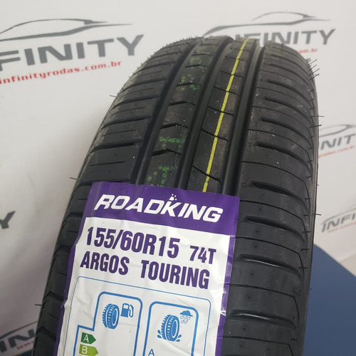 Imagem 4 de 5 de 1 Pneu 155/60 R15 74t Roadking Fino Tala 4 Uno 147 Arrancada