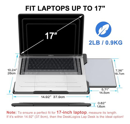 Mini Mesa Para Laptop Desklogics Escritorio Portatil 14''