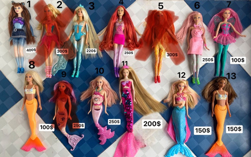 Barbies Fairytopia Elina Sirenas Dhalia Dandelion Crystal (Usado)