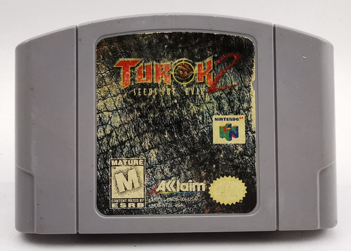 Turok 2 Seeds Of Evil N64 Nintendo 64 Gris * R G Gallery